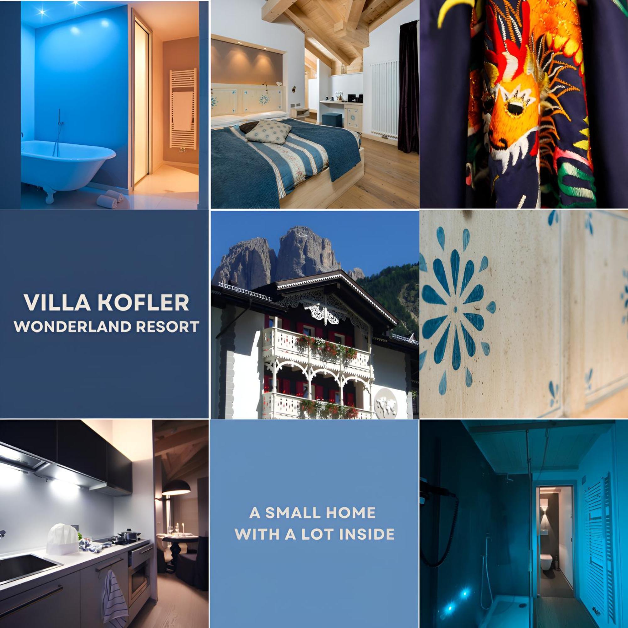 Villa Kofler Wonderland Resort カンピテッロ・ディ・ファッサ エクステリア 写真